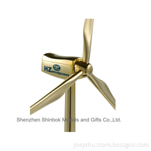 Diecast Zinc alloy and ABS plastic blades Solar Wind Generator Model
